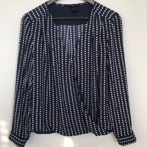 H&M Wrap Front Blouse